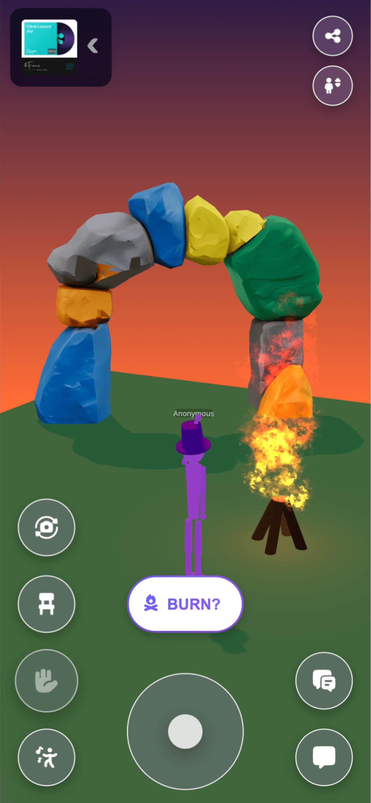 Your nightly metaverse - Farcaster Mini Apps screenshot